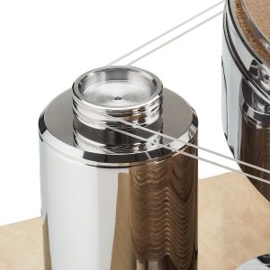 [ASUP006] Acoustic Solid Dubbele Pulley met 2 aandrijfriemen